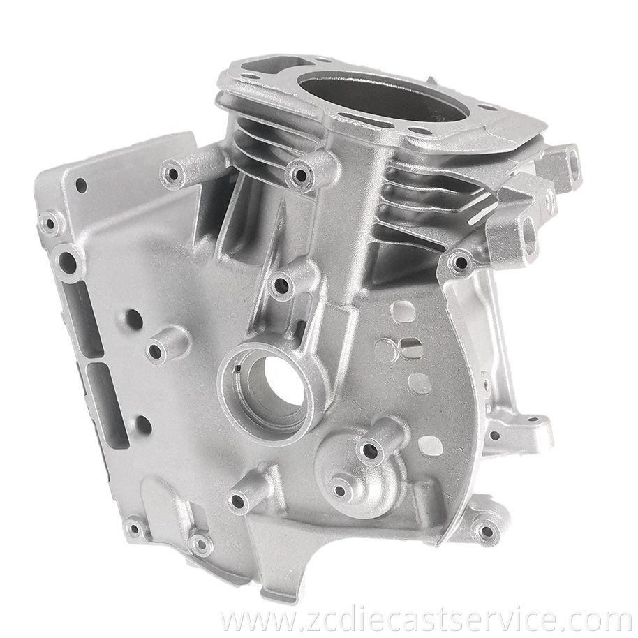 OEM Custom Gasoline Engine Shell CNC Machining Adc12 Aluminum Alloy Die casting Parts